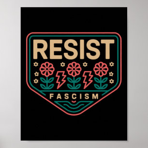 ResistFascism Protest Trump Trump Anti Trump 2 Poster