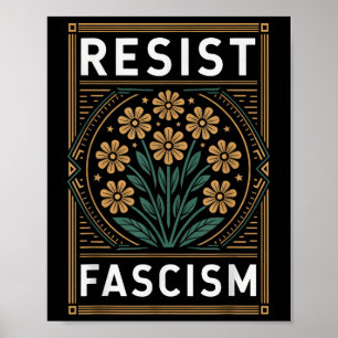 ResistFascism Protest Trump Trump Anti Trump _4 Poster