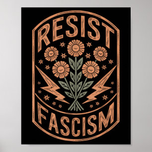 ResistFascism Protest Trump Trump Anti Trump _5 Poster