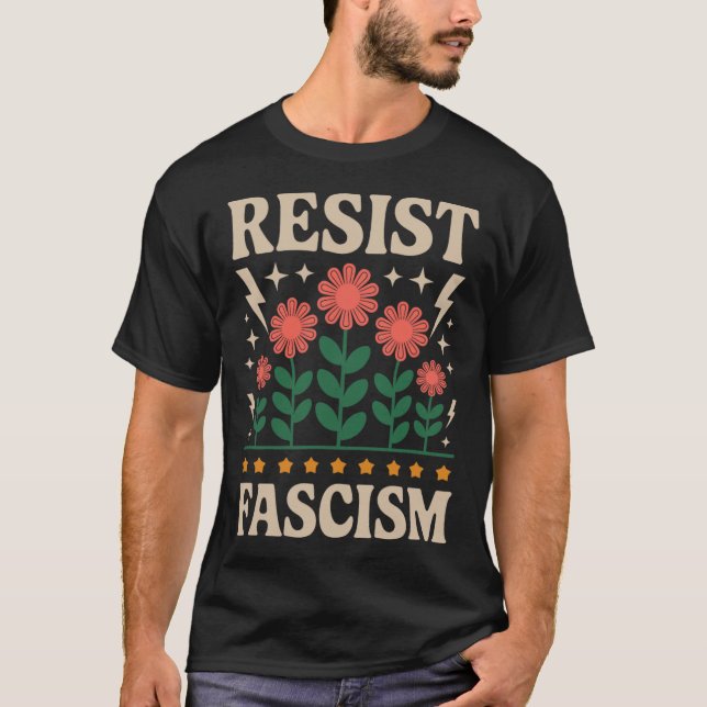ResistFascism Protest Trump Trump Anti Trump 5 T Shirt (Framsida)