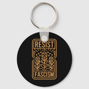 ResistFascism Protest Trump Trump Anti Trump Nyckelring