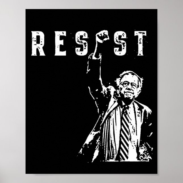 Resistnie Sanders Freedom US National Service Poster (Framsidan)