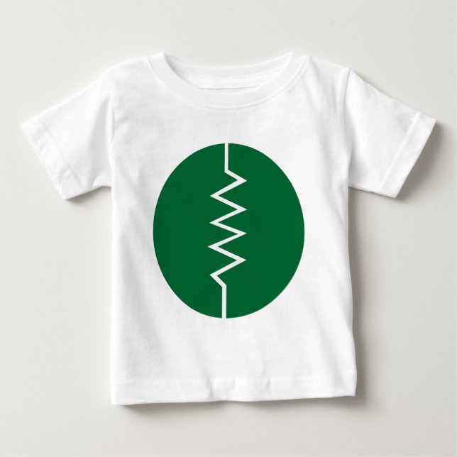 Resistor Symbol - cirklad T Shirt (Framsida)