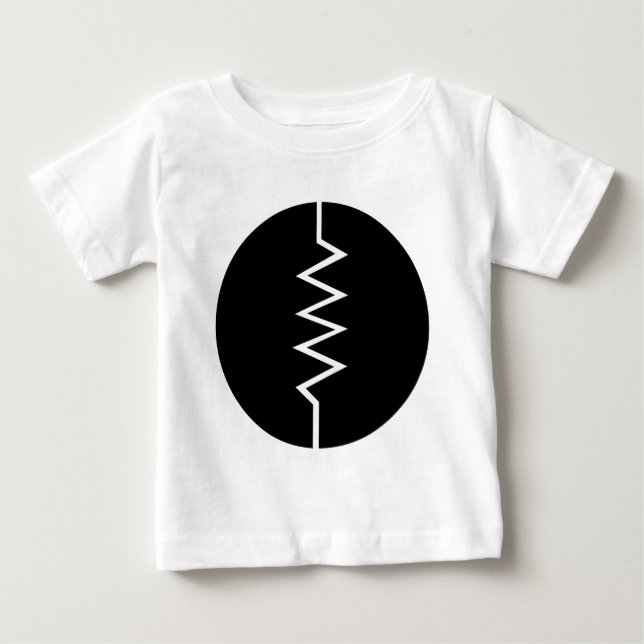 Resistor Symbol - cirklad T Shirt (Framsida)