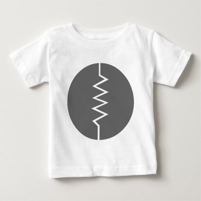Resistor Symbol - cirklad T-shirt (Framsida)