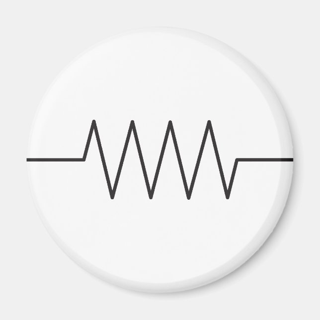Resistor Symbol Magnet (Framsidan)