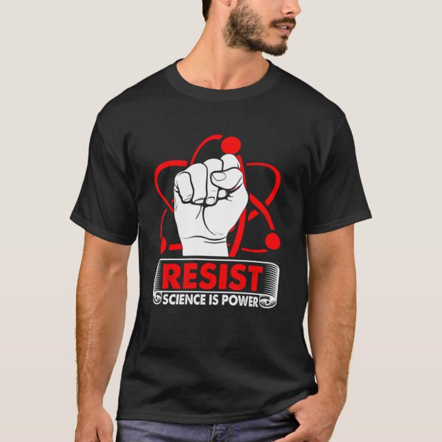 ResistScience är Power Scientist Science Laborato T Shirt (Framsida)