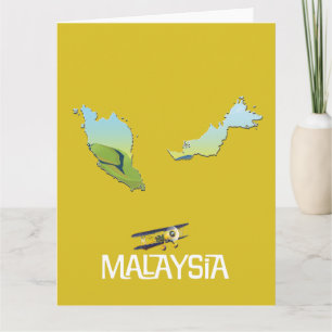 Reskarta över Malaysia Kort
