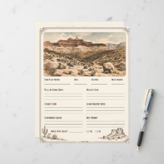 Resloggbok för västra nationalparkerna