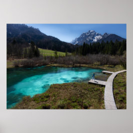 Reslust i Zelenci, Slovenien Poster