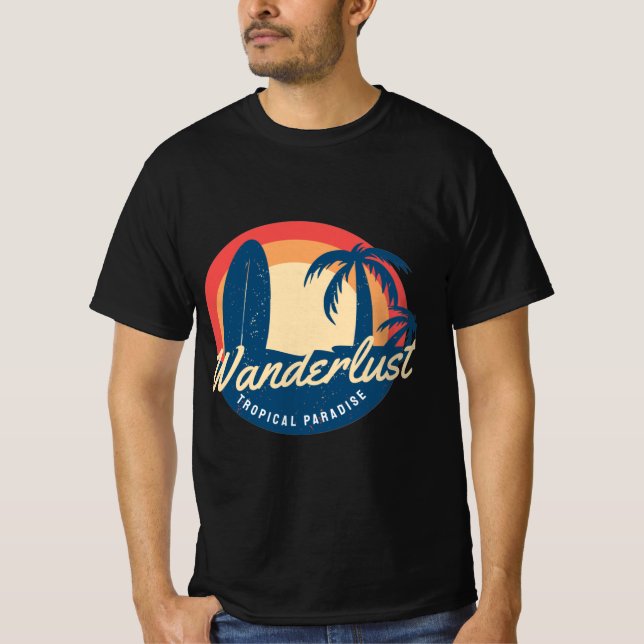 Reslust Tropisk Paradis T Shirt (Framsida)