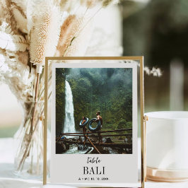 Resmål Foto Elegant Modern Bröllop Bordsnummer