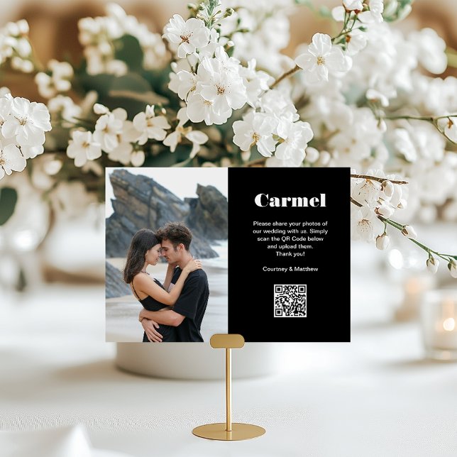 Resmål - fotodelning QR-kod Bordsnummer (Skapare uppladdad)