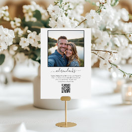 Resmål - fotodelning QR-kod Bordsnummer