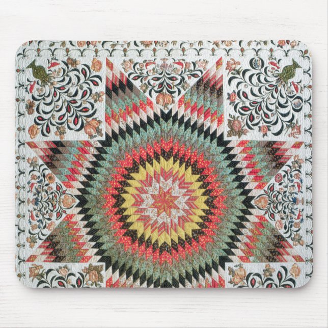 Resning Sun eller "stjärna av Bethlehem Musmatta (Framsidan)