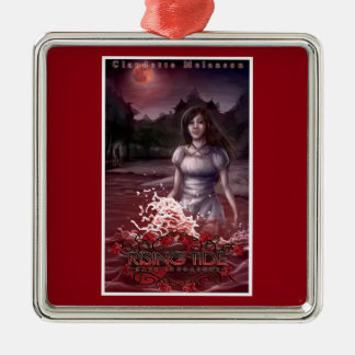 Resningtiden täcker högvärdigt kvadrerar prydnaden julgransprydnad metall