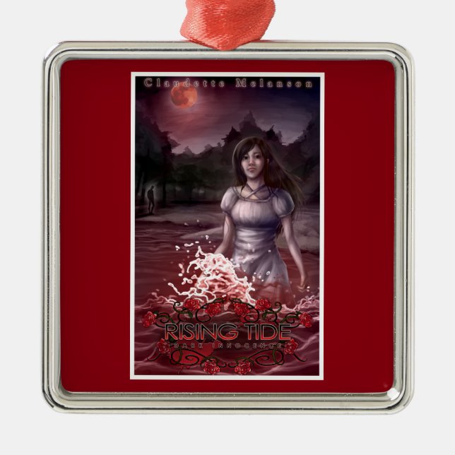 Resningtiden täcker högvärdigt kvadrerar prydnaden julgransprydnad metall (Framsidan)