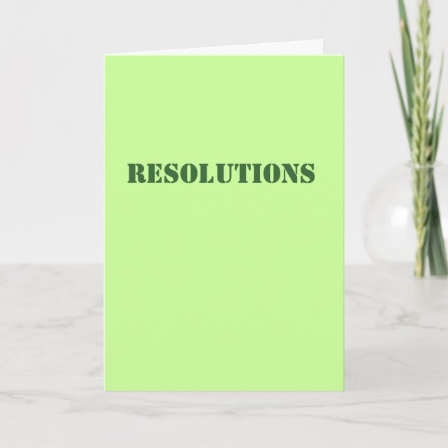 Resolutioner Helgkort (Framsida)