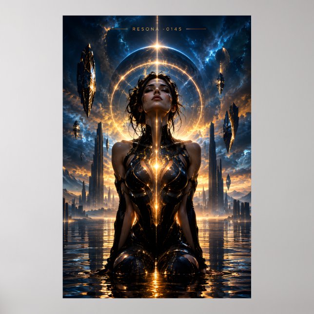 Resona-0145 Celestial Gudinna Poster (Framsidan)
