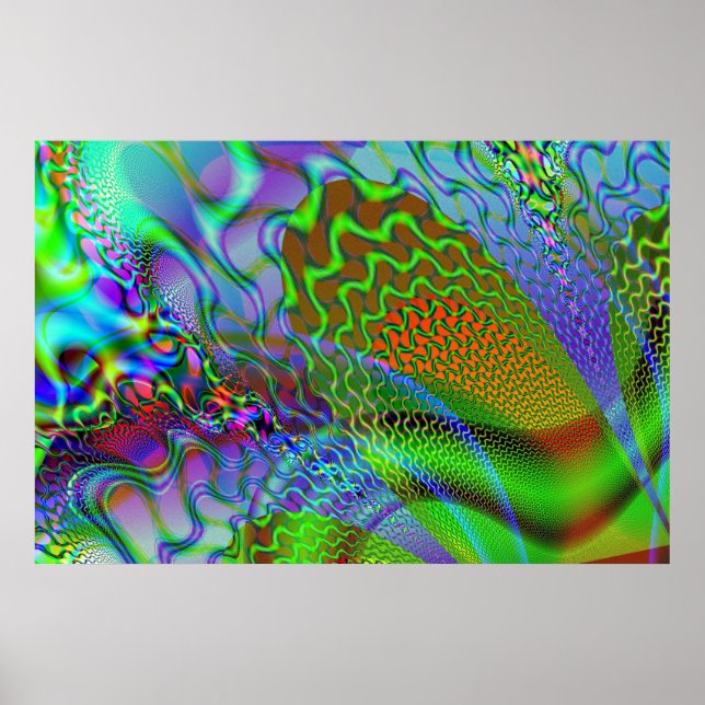 "Resonanta frekvenser och humant hjärna" Poster (Framsidan)