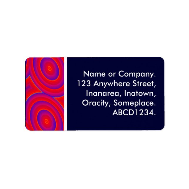 Resonat II Adressetikett (Framsidan)