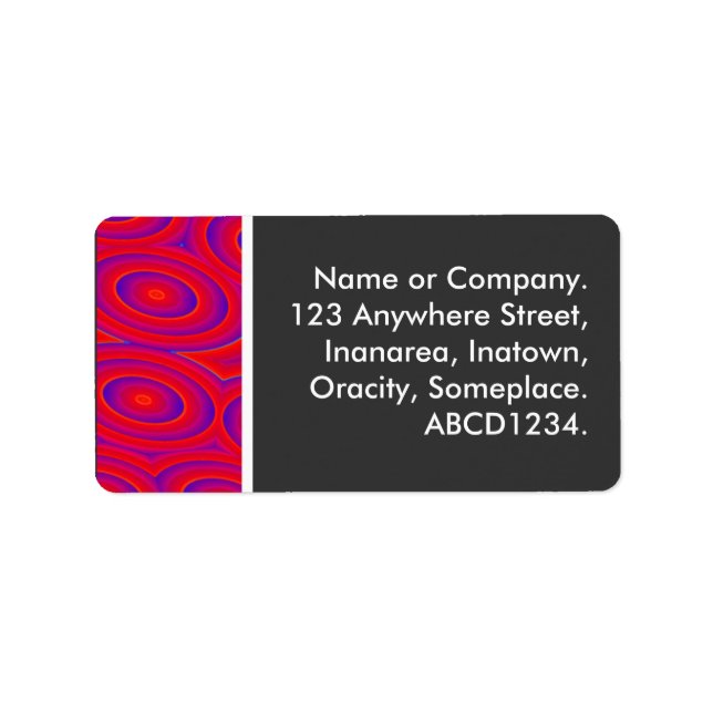 Resonera Adressetikett (Framsidan)