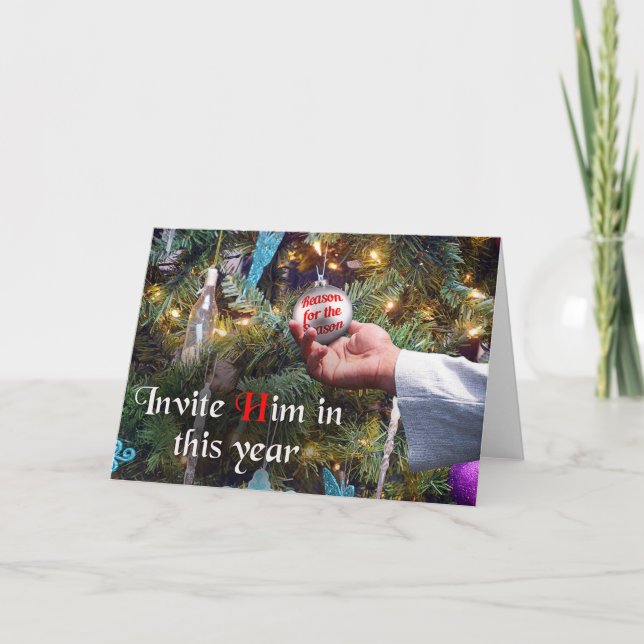 Resonera för säsongen, den Jesus julkortet Helgkort (Framsida)