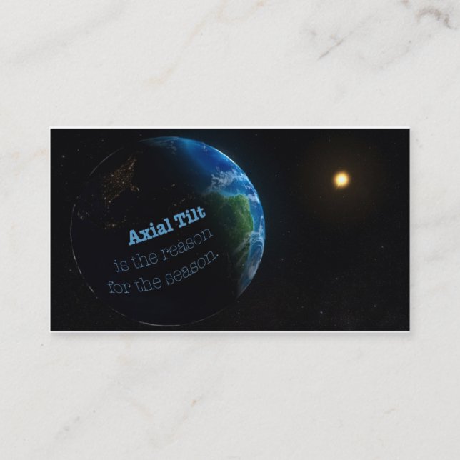 Resonera för säsongvisitkorten visitkort (Framsida)