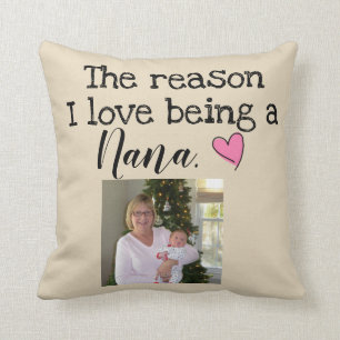 resonera mig älskar att vara en nana personlig kudde