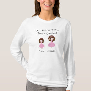 Resonerar mig älskar att vara en mormor - rosa tee shirt