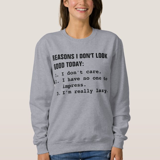 Resonerar mig ser inte bra i dag t shirt (Framsida)