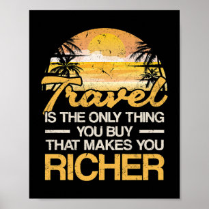Resor är det enda sak du köper som får dig att ri poster