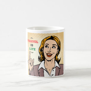 Resor är livkaffe Mugg