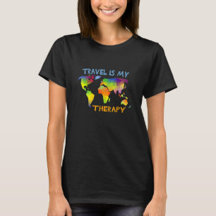 Resor är min ryggsäck för terapi t shirt