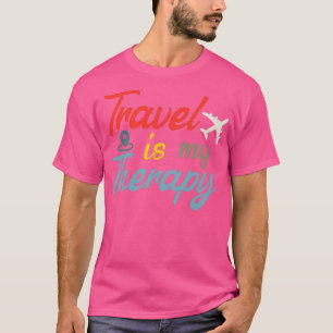Resor är min terapeutiska resedesign t shirt