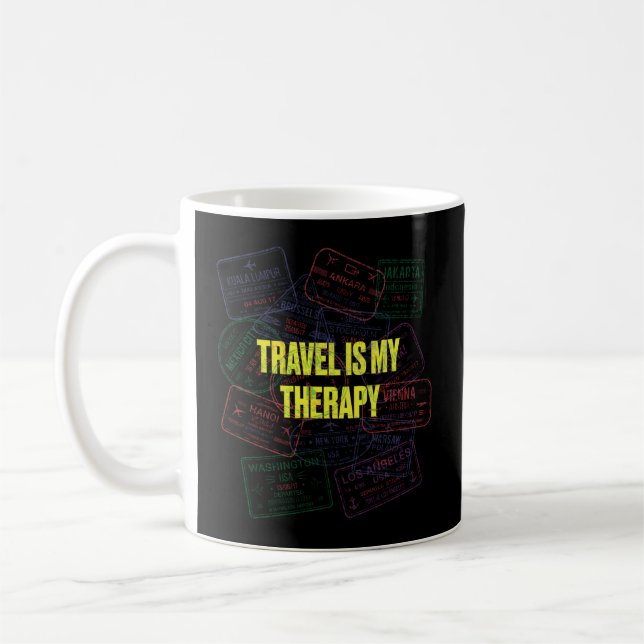 Resor är min terapeutiska Vacation-undersökning av Kaffemugg (Vänster)