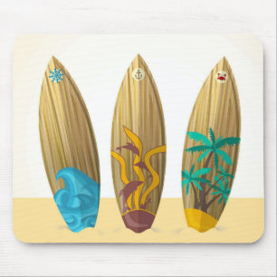 Resor från rekreo surfboard trio musmatta