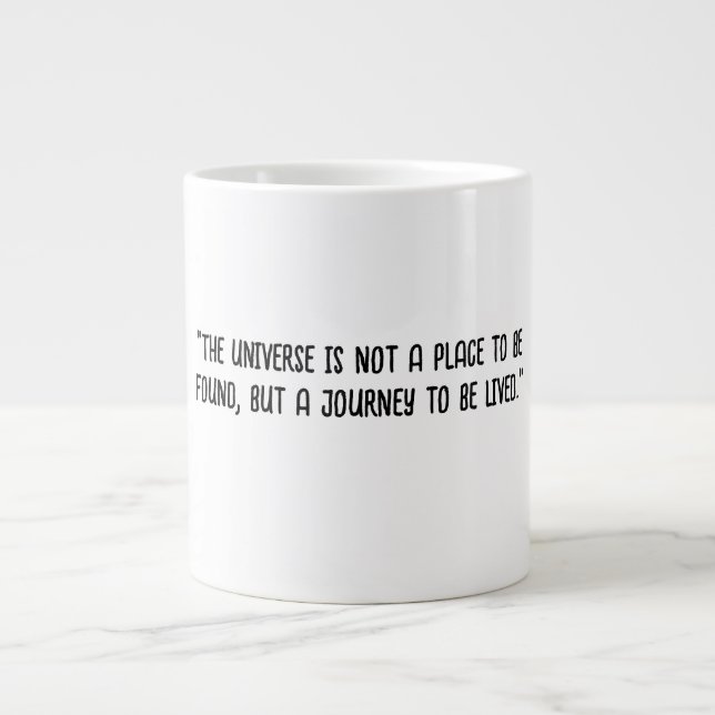 Resor genom universum specialmugg jumbo mugg (Framsidan)