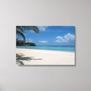Resor Guam: Tropisk strand Canvastryck