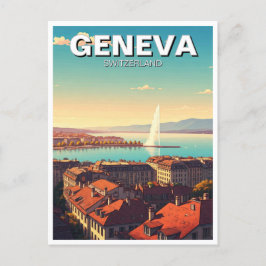 Resor i Genève, Schweiz Vykort