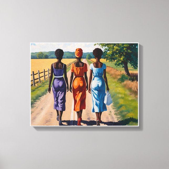 Resor i rytm canvastryck (Framsida)