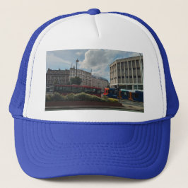 Resor i staden, spårvagnar och buss keps