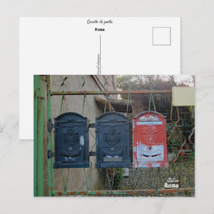 Resor Italien - Rom Postlådor Vykort