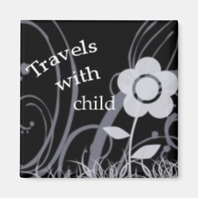 Resor med barn magnet (Framsidan)