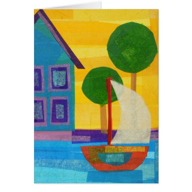 Resor med meddelandet hälsningskort (Framsidan)