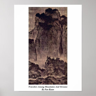 Resor mellan bergen och strömmarna i Fläkt Kuan Poster