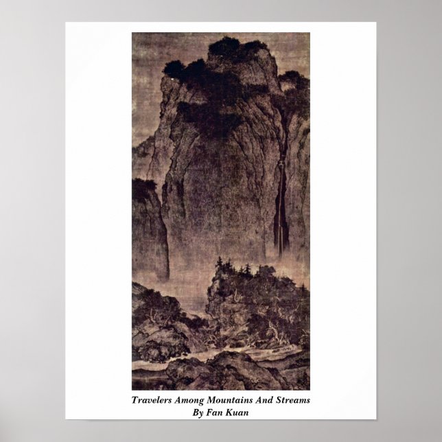 Resor mellan bergen och strömmarna i Fläkt Kuan Poster (Framsidan)