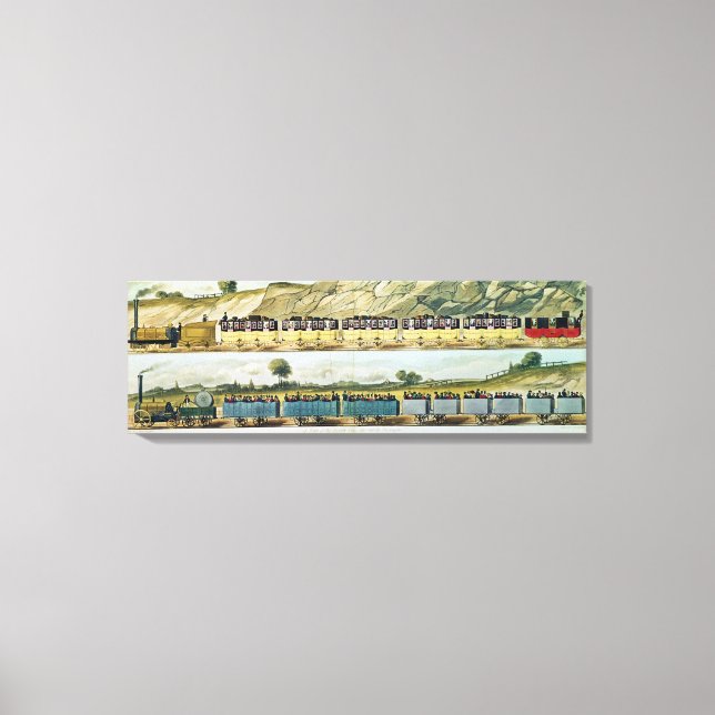 Resor på Liverpool och Manchester Canvastryck (Framsida)