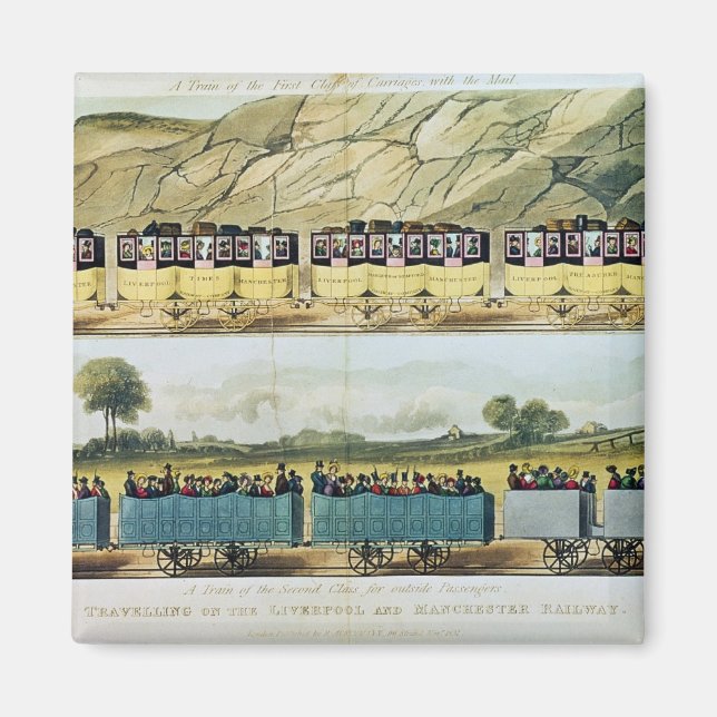 Resor på Liverpool och Manchester Magnet (Framsidan)