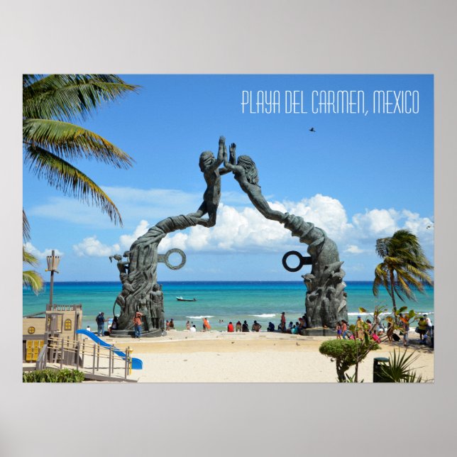 Resor Playa del Carmen Riviera Maya Mexiko Poster (Framsidan)